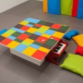 Toy Toy Play!, 2016, 2 toy pianos, play material in painted wood, variable dimensions